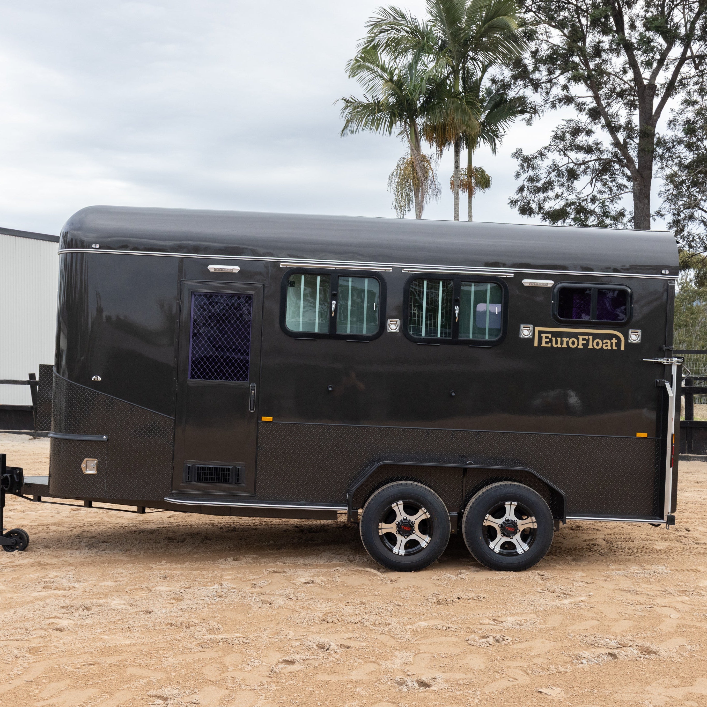 2 Horse Angle Load Camper Float Compact Overnighter SN 2.1