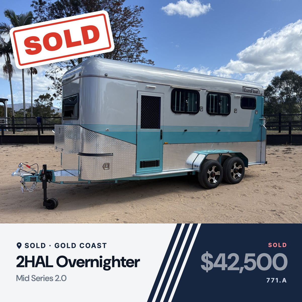 EuroFloat 771.A 2HAL Overnighter Mid Series 2.0, sold, Gold Coast