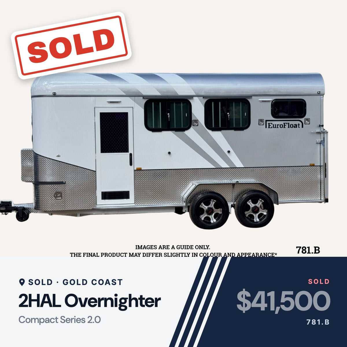 EuroFloat 781.B 2HAL Overnighter Compact Series 2.0, sold, Gold Coast