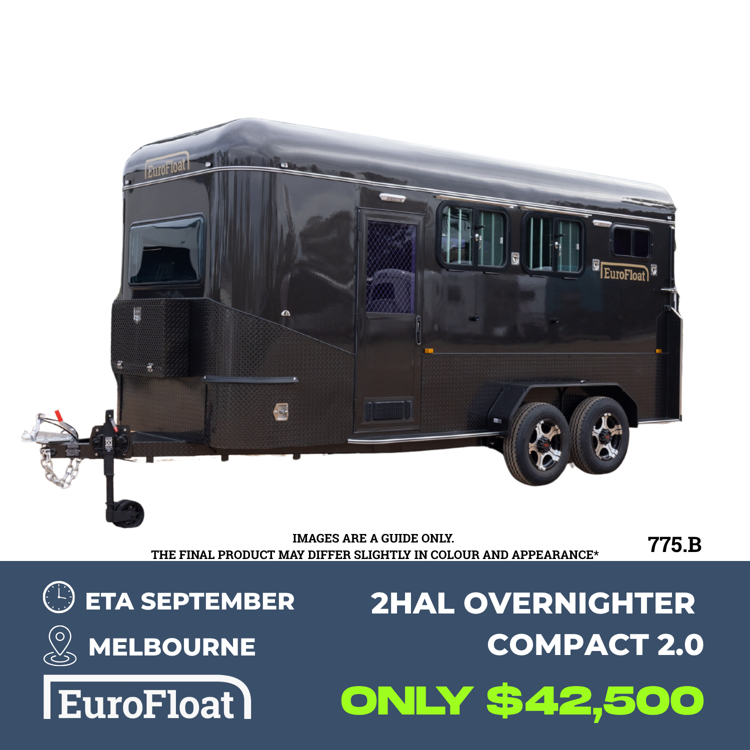 2 Horse Angle Load Camper Float Mid Overnighter SN 2.0 775.B