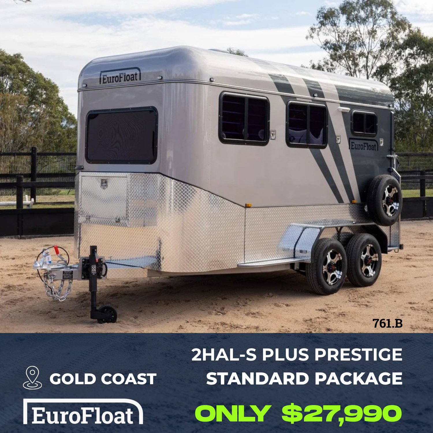 2 Horse Angle Load Float S Plus SN