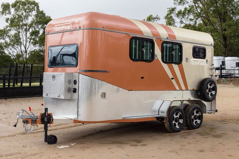 Custom EuroFloat in Copper and Champagne