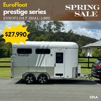 EuroFloat 2HAL-L860 Deluxe package with kitchen and caravan door