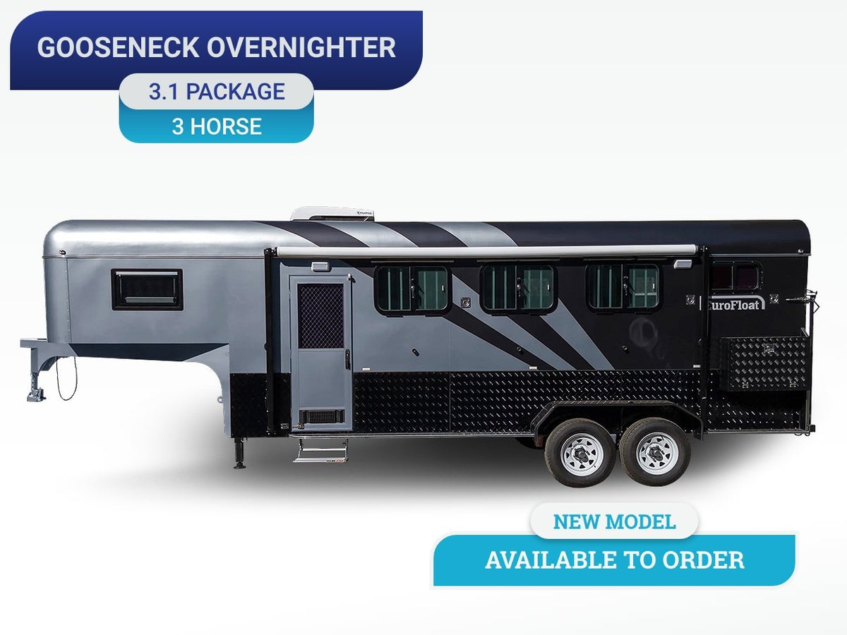 3 Horse Angle Gooseneck Camper Float SN 3.1, photo 1