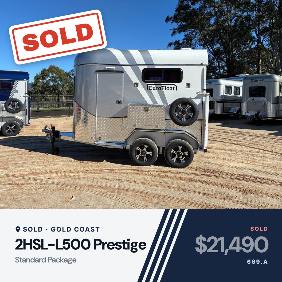 EuroFloat 669.A 2HSL-L500 Prestige Standard Package, sold, Gold Coast