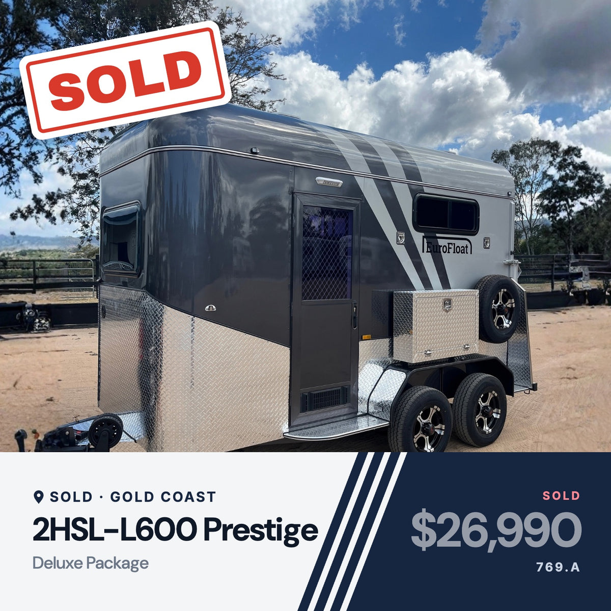 EuroFloat 769.A 2HSL-L600 Prestige Deluxe Package, sold, Gold Coast