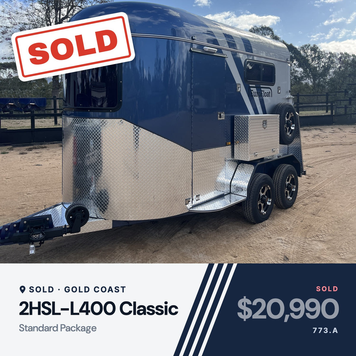 EuroFloat 773.A 2HSL-L400 Classic Standard Package, sold, Gold Coast