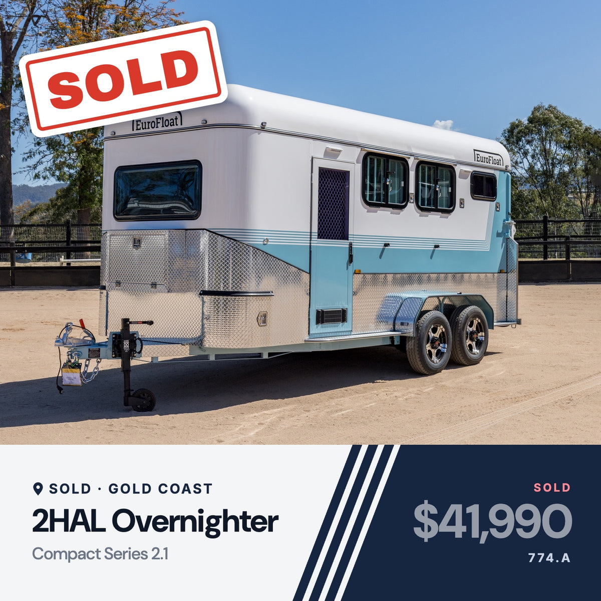 EuroFloat 774.A 2HAL Overnighter Compact Series 2.1, sold, Gold Coast