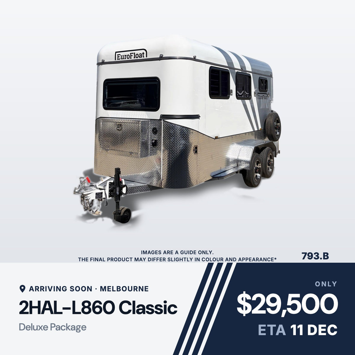 EuroFloat 793.B 2HAL-L860 Classic Deluxe Package, arriving soon, Melbourne