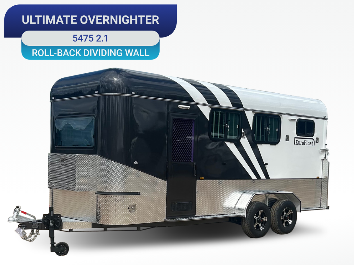 2 Horse Angle Load Camper Float Ultimate Overnighter SN 2.1, photo 1