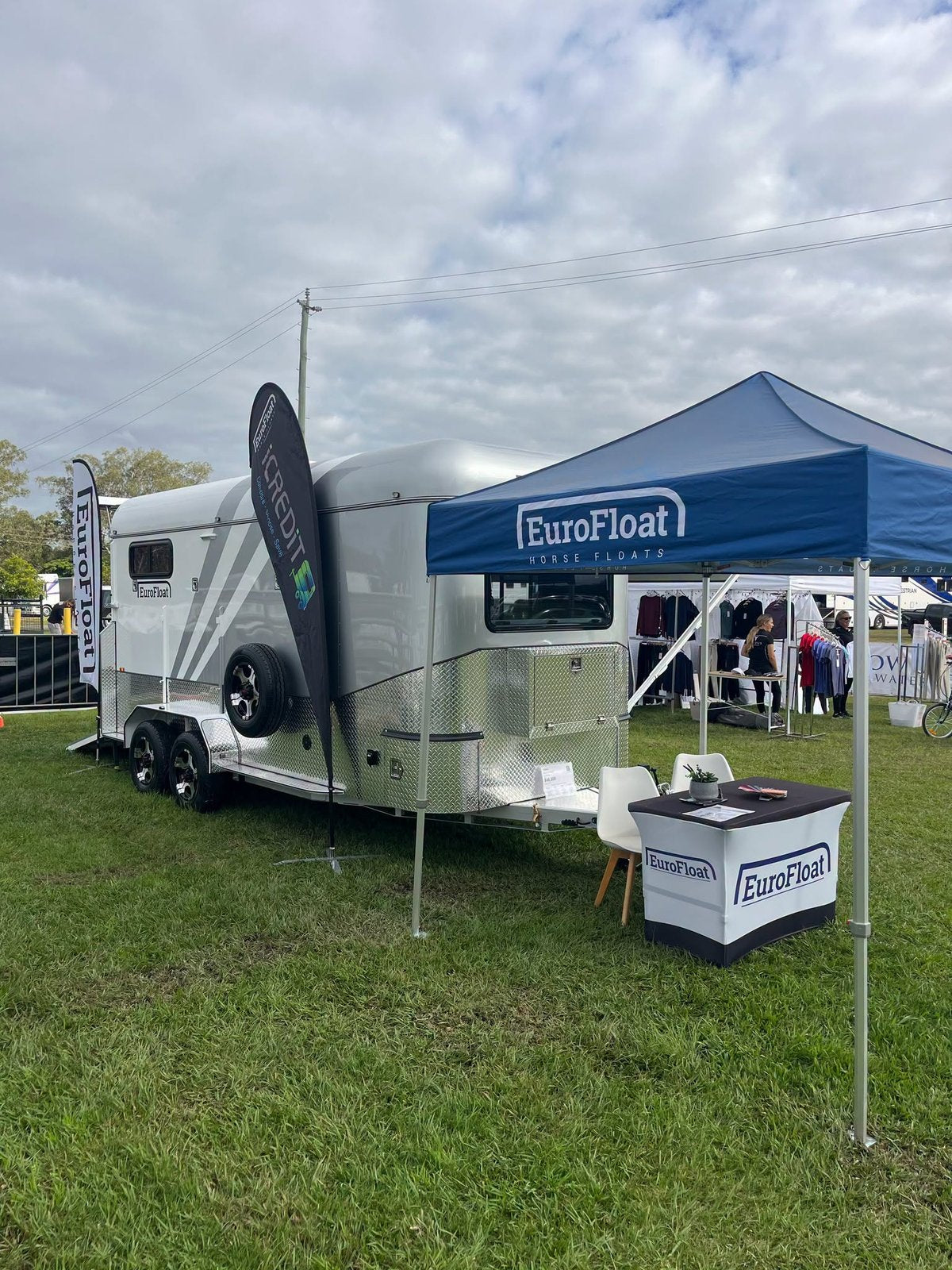 EuroFloat stand at a horse event