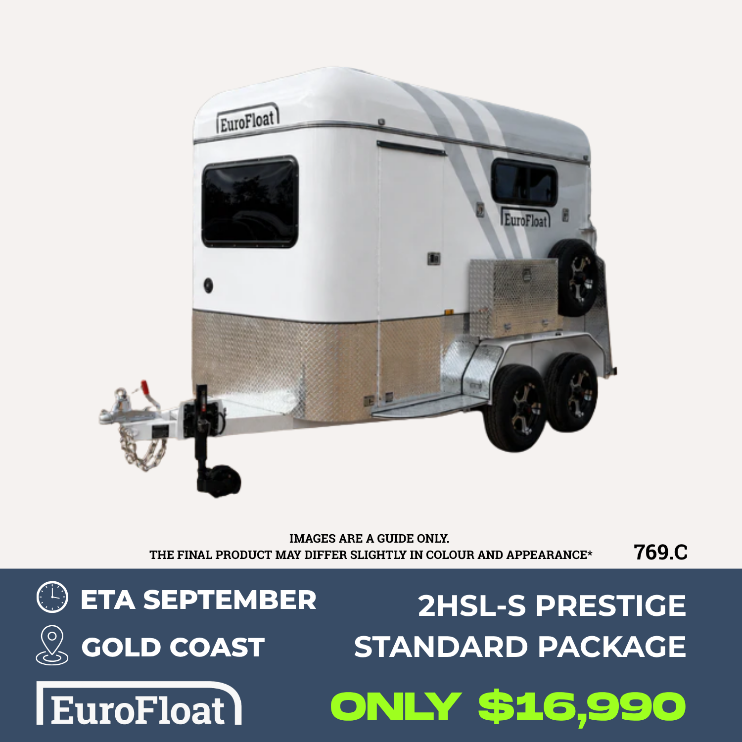 2 Horse Straight Load Float S SN