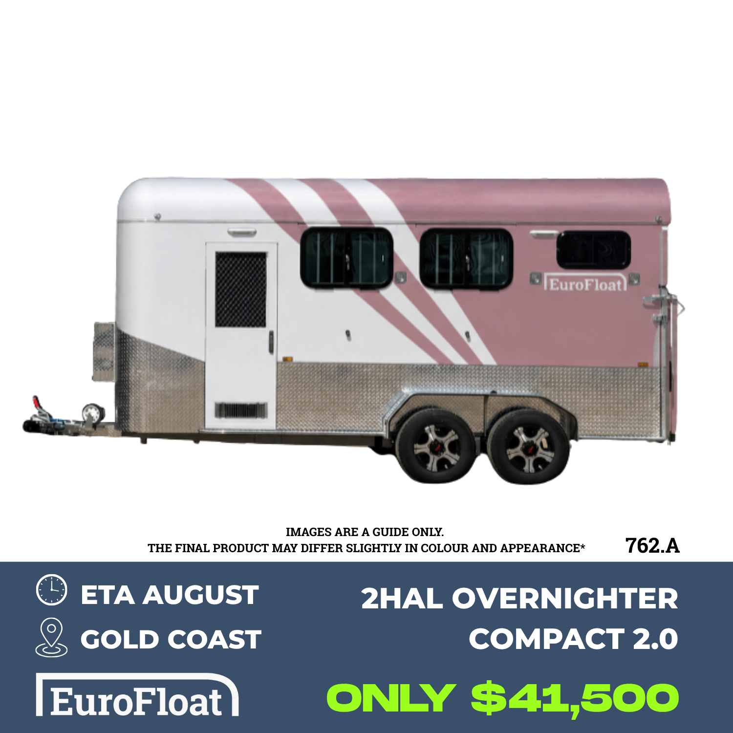 2 Horse Angle Load Camper Float Compact Overnighter SN 2.0 762.A