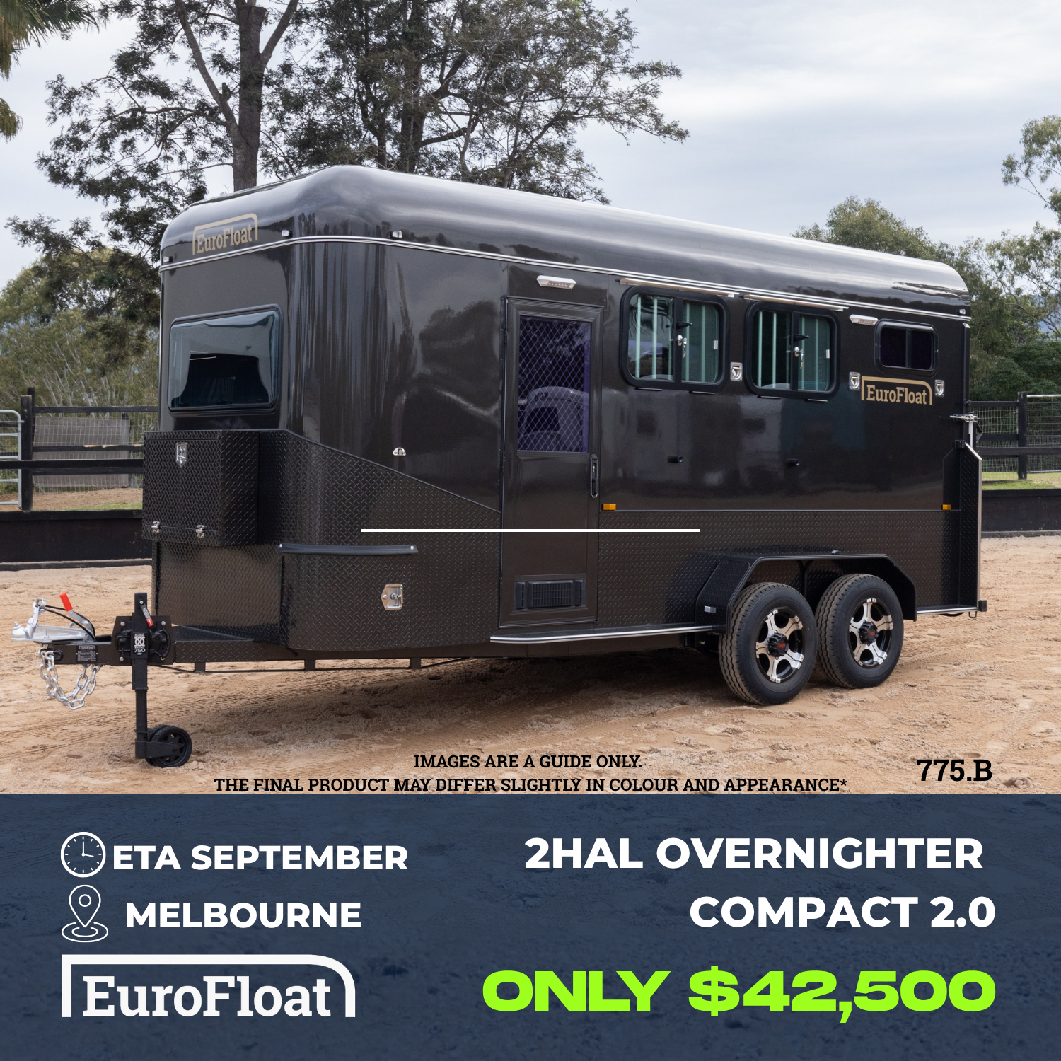 2 Horse Angle Load Camper Float Mid Overnighter SN 2.0 775.B