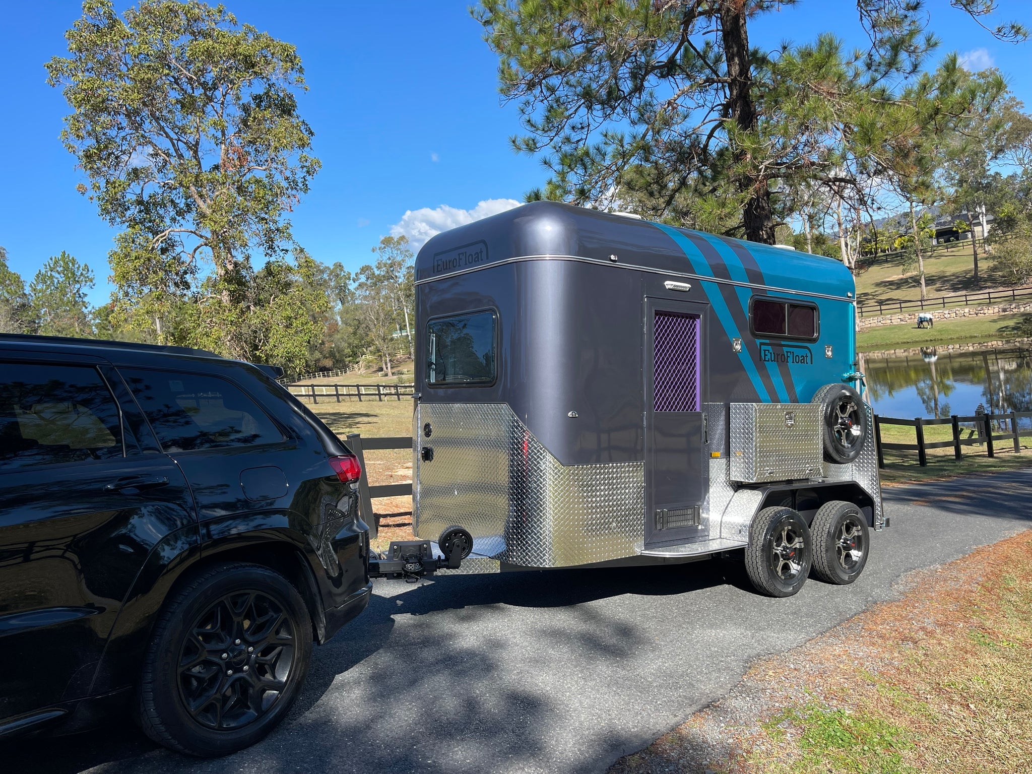 2 Horse Straight Load Camper Float L500 SN